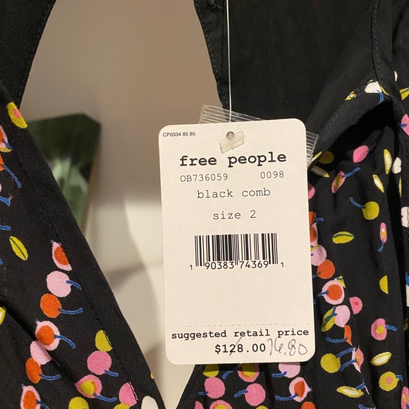 Free People Black Comb dress. Size 2. NWT. Accepting viable offers. - Picture 3 of 4